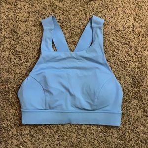 Blue Lulu Lemon Sports Bra